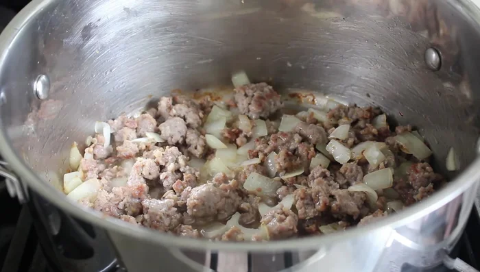 Deglaze the pan with white wine (or wine vinegar diluted with water, or just water).