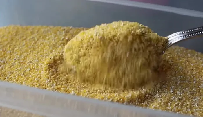 Measure out 1 scant cup of polenta and set aside.