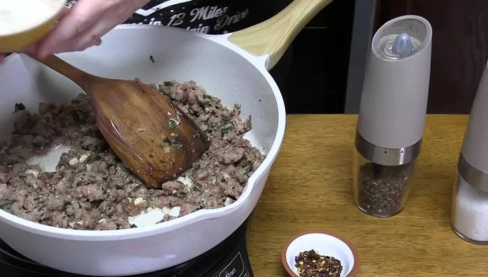 Stir in 1 tablespoon of flour and cook for 1 minute to remove the rawness.