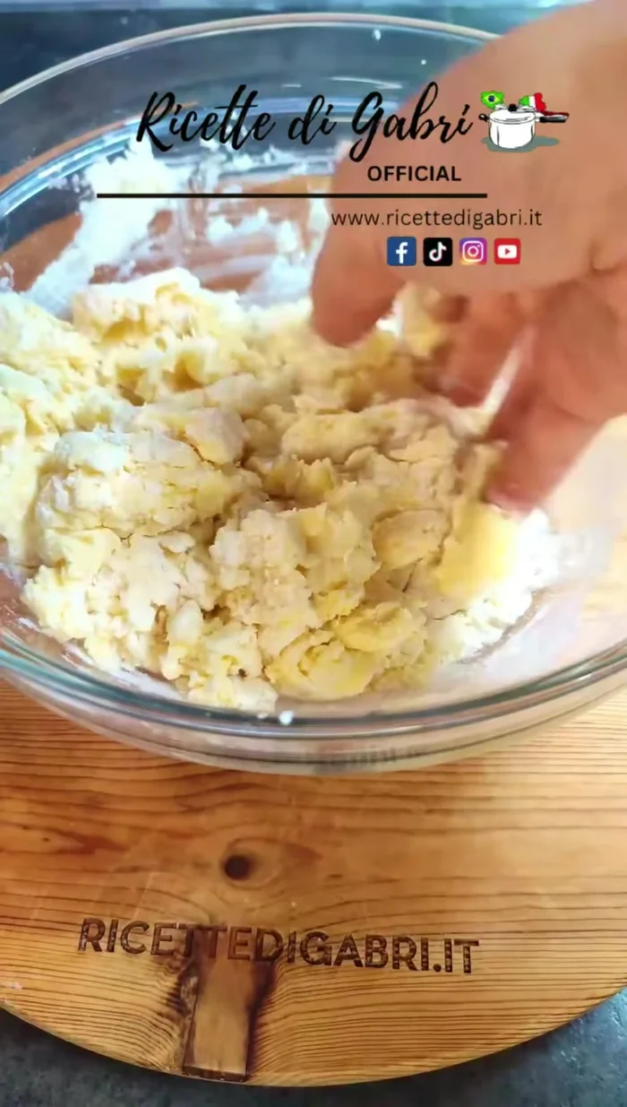 Knead the dough thoroughly with your hands until smooth.