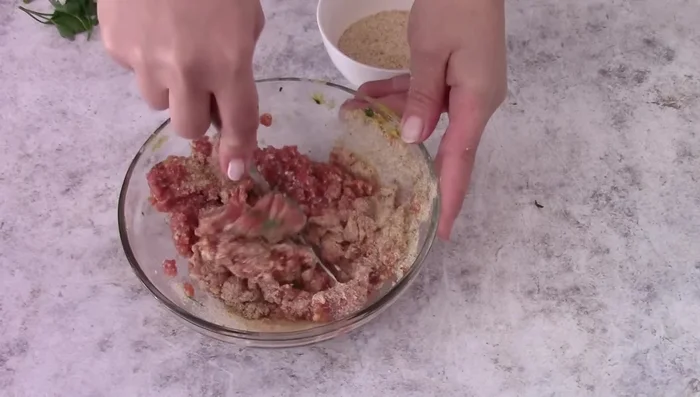 Add breadcrumbs to the filling to adjust consistency.