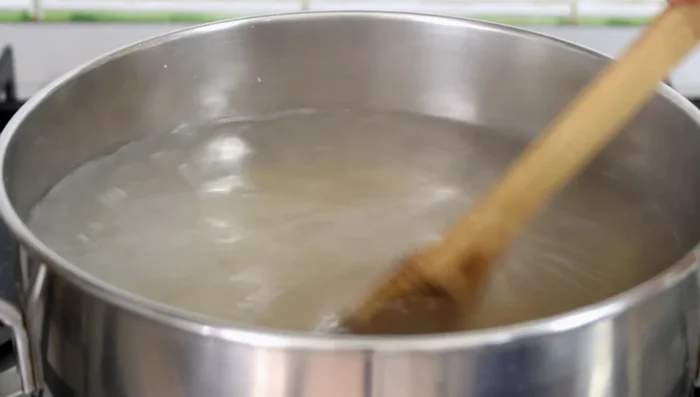 Cook the pasta al dente.
