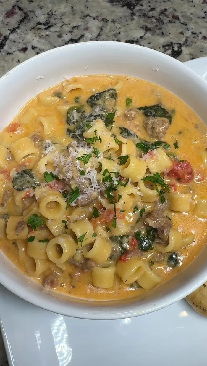 Serve with garlic knots (optional).