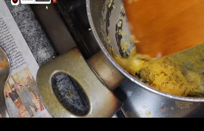 Add pasta and fry until lightly browned.