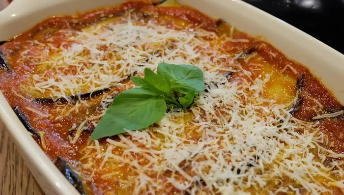 Allow the eggplant parmigiana to cool to room temperature or chill for a better taste.