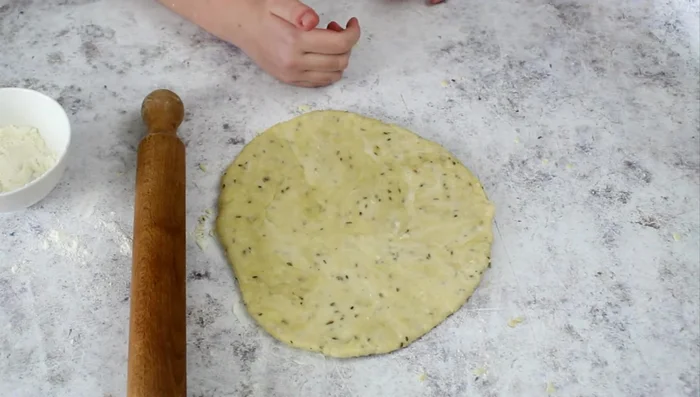 Cut the dough into rectangles. You can also make other shapes like stars.