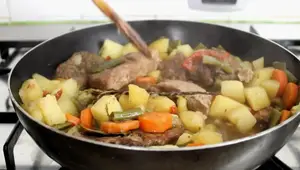 Tender Veal Stew with Vegetables: A Perfect Sunday Lunch Recipe