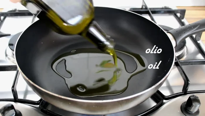 Heat olive oil in a pan. Add rosemary, bay leaves, and onion.