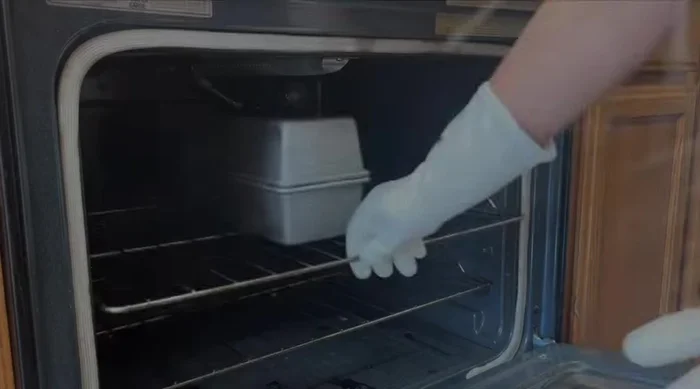 Bake covered at 400° for 30 minutes. Remove the top pan, reduce oven temperature to 375°, and bake for another 15 minutes.