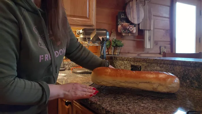 Let cool completely before slicing and serving.
