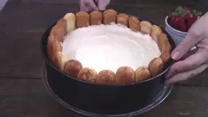Honey-Glazed Beer Chicken with Creamy Strawberry Cake