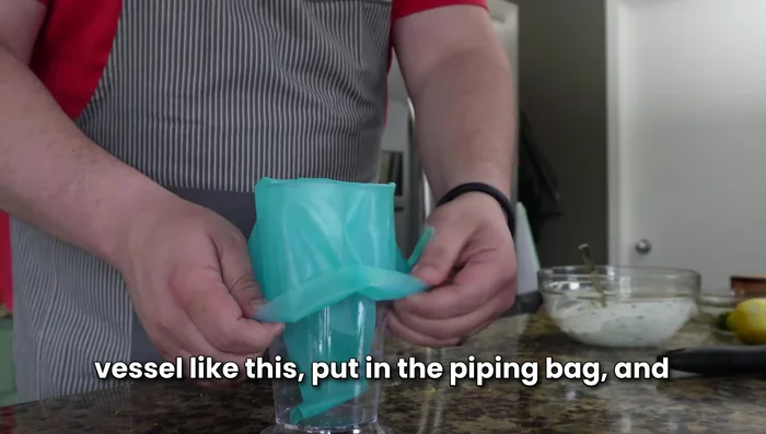 Transfer the ricotta mixture to a piping bag.