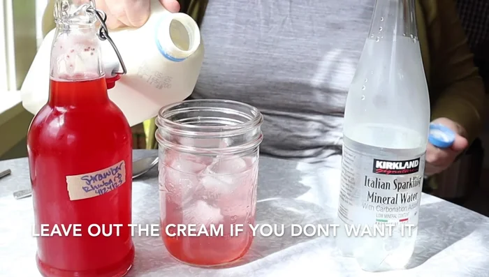 Add a small amount of cream.