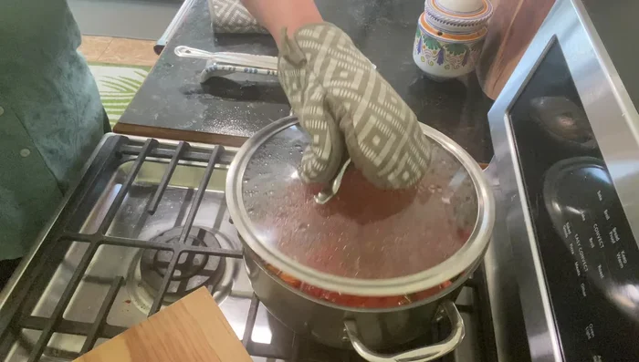 Cover and cook for about 10 minutes, stirring occasionally.