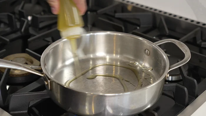 Sweat the vegetables in olive oil until softened (about 7-10 minutes).