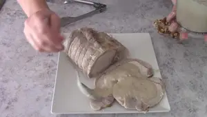 Juicy Pork Loin with Walnut Sauce: A Sunday Delight