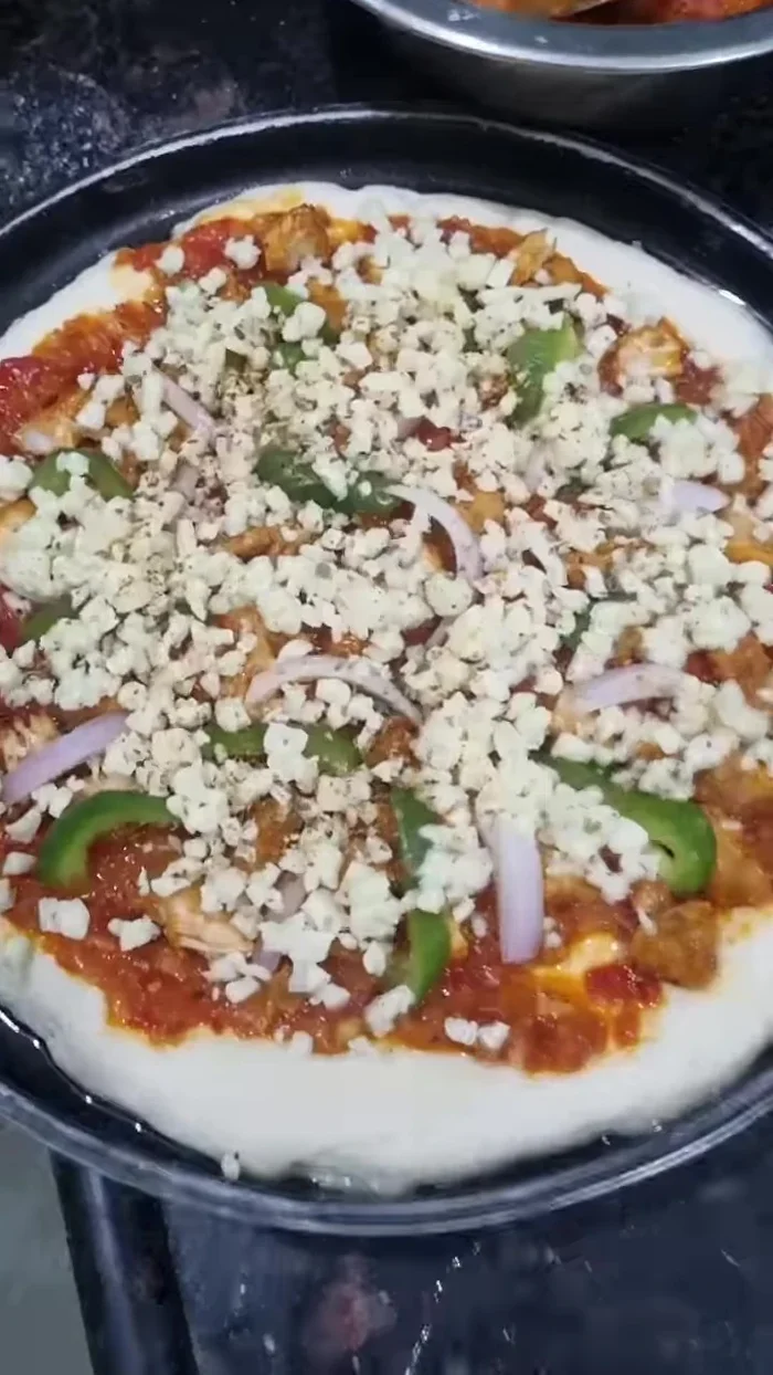Generously add cheese.