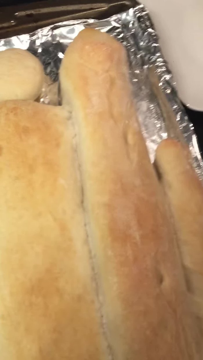 Add guacamole to the bread.