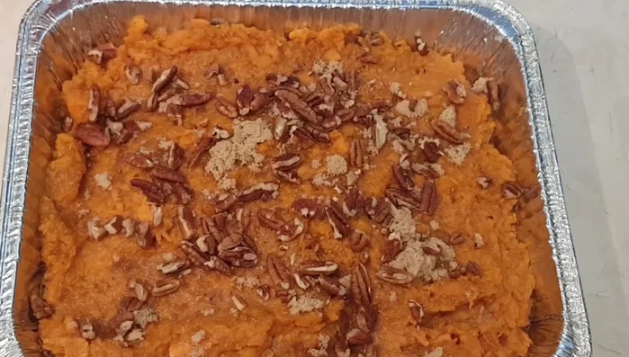 Cover the dish with foil and bake at 375°F (190°C) for 20 minutes.