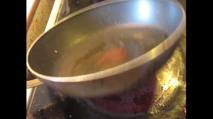 Fry the polenta squares in the same pan as the mushrooms, until golden brown.