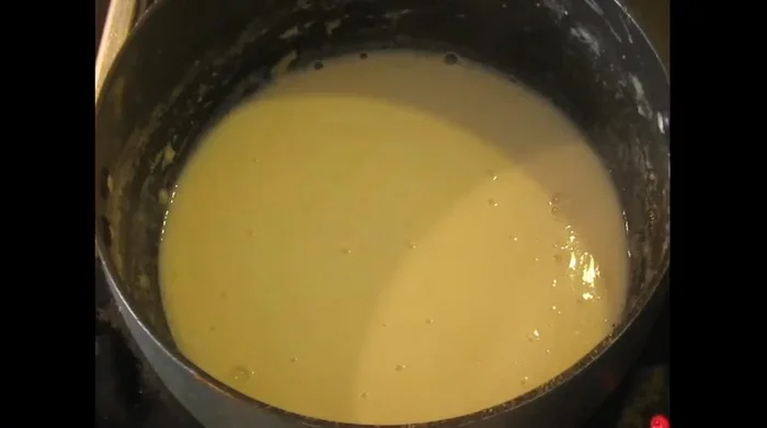 Stir in 3/4 teaspoon of salt.
