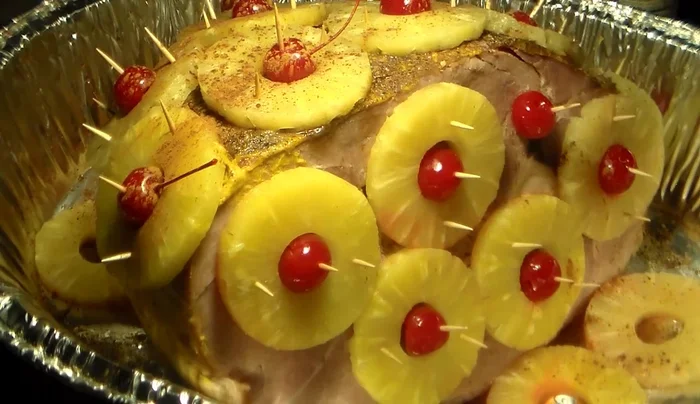 Pour 1/4 cup of apple cider vinegar into the bottom of the pan.