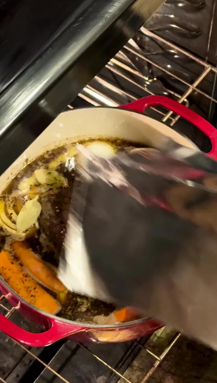 Let the roast cool completely, then refrigerate overnight.