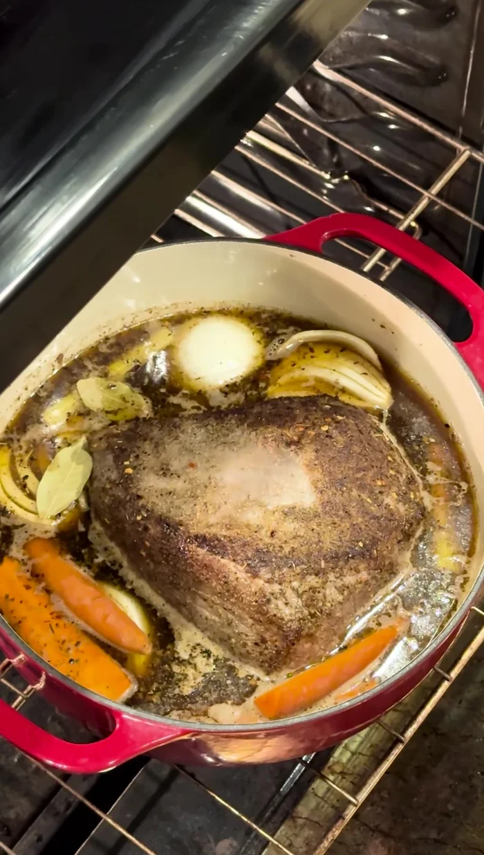 Check the internal temperature with a meat thermometer; it should reach the desired doneness.