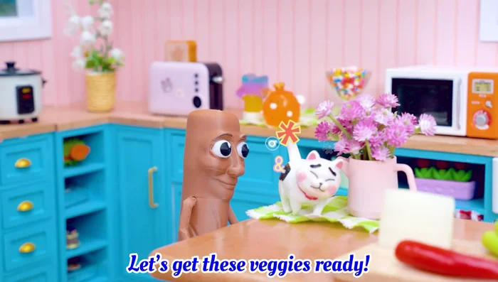 Prepare the vegetables: Chop onion, chili, and spring onion.