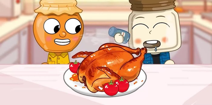 Season the chicken generously.