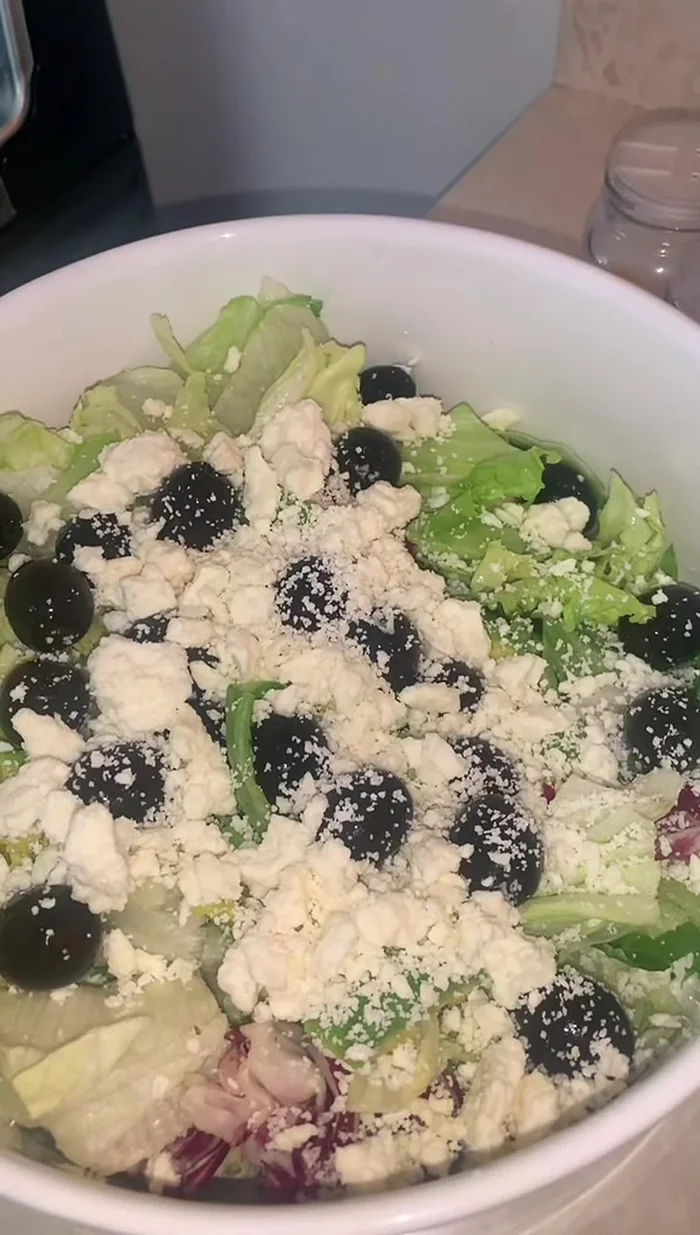 Add sliced peppercinis.