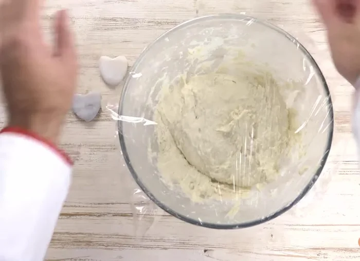 Roll out the dough on a lightly floured surface.