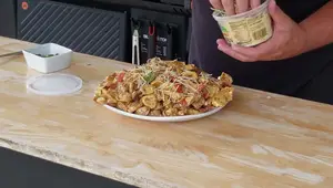 Creamy Italian Chicken Tortellini: Blackstone Griddle Recipe