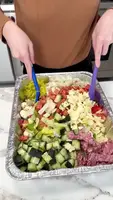 Easy Summer Italian Chopped Salad Recipe - Perfect for Potlucks!