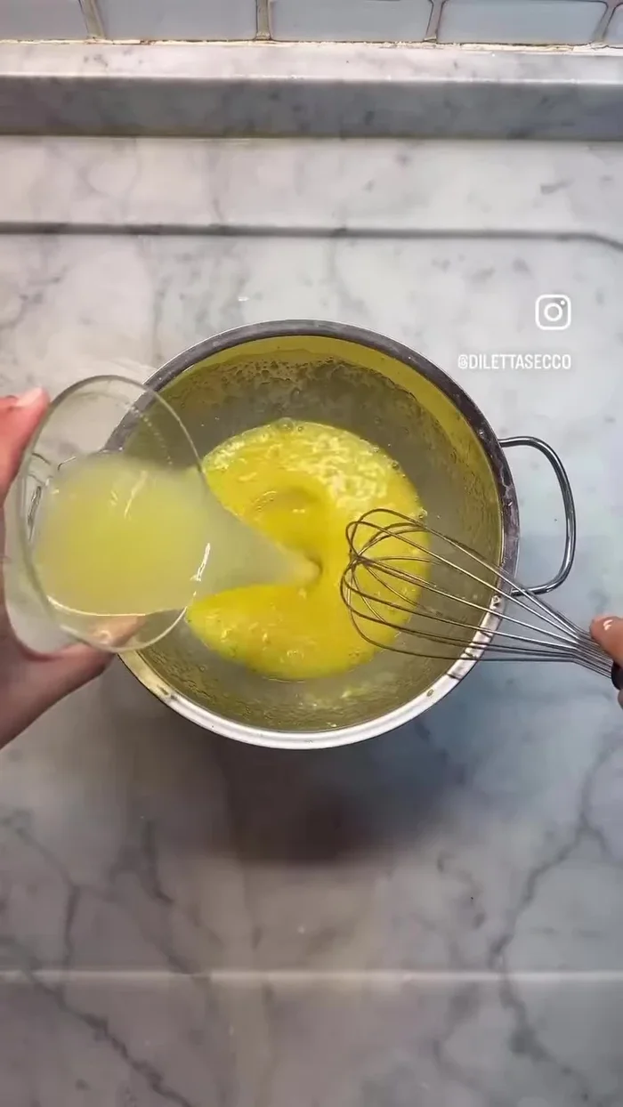 Add cornstarch and lemon juice.